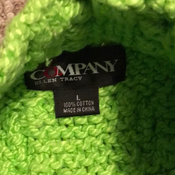 EUC, Company by Ellen Tracy, Cotton knit sleeveless top,silk pants, and Angora - Picture 3 of 8